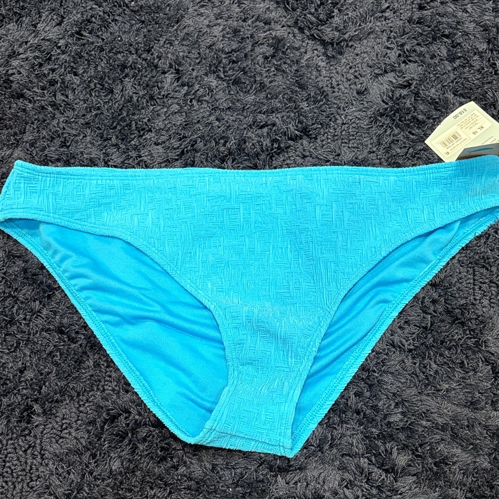 Shade & Shore Blue Bikini Bottom Size XL